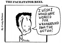 Facilitator Reel comic panel