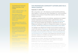 Wraparound Reception and Trivia blog